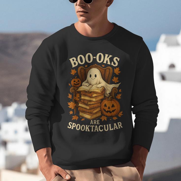 Books Are Spooktacular Ghost Book Reading Halloween Teachers Unisex Sweatshirt, funny gift Books Are Spooktacular Ghost Book Reading Halloween Teachers Unisex Sweatshirt, funny gift
