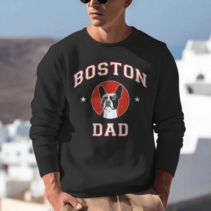 Boston Terrier Dad Dog Father For Men Women Kids Unisex Sweatshirt, Boston Terrier Dad Sweatshirts, funny gift
