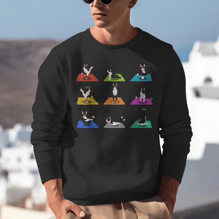 Boston Terriers Yoga Asana Pose And Meditation Unisex Sweatshirt, funny gift