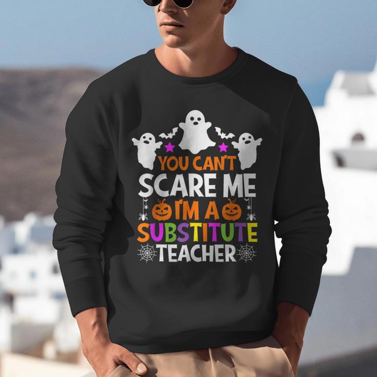 You Can't Scare Me I'm A Substitute Teacher Shirt Halloween Unisex Sweatshirt, funny gift You Can't Scare Me I'm A Substitute Teacher Shirt Halloween Unisex Sweatshirt, funny gift