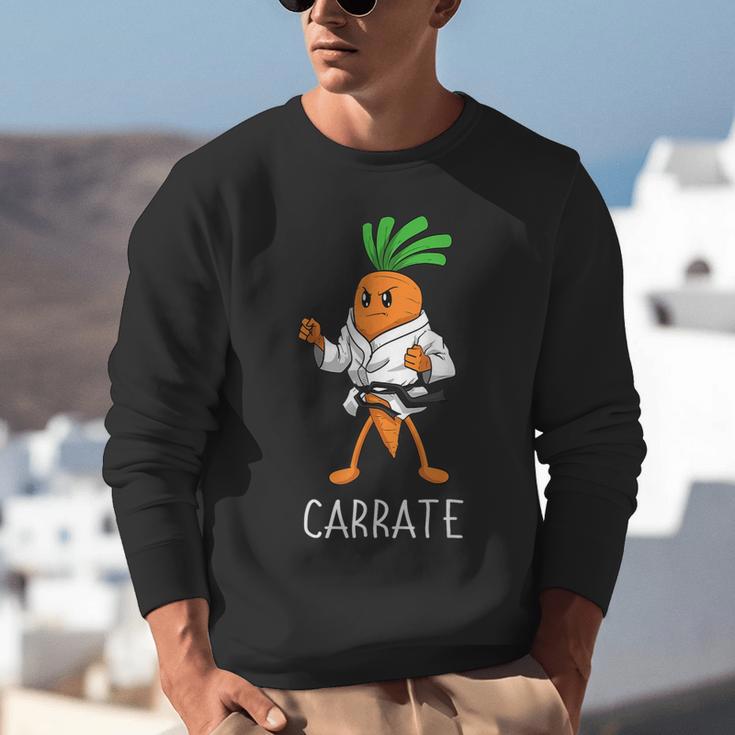 Carrate Karate Carrot Student Teacher Trainee Trainor Unisex Sweatshirt, funny gift
