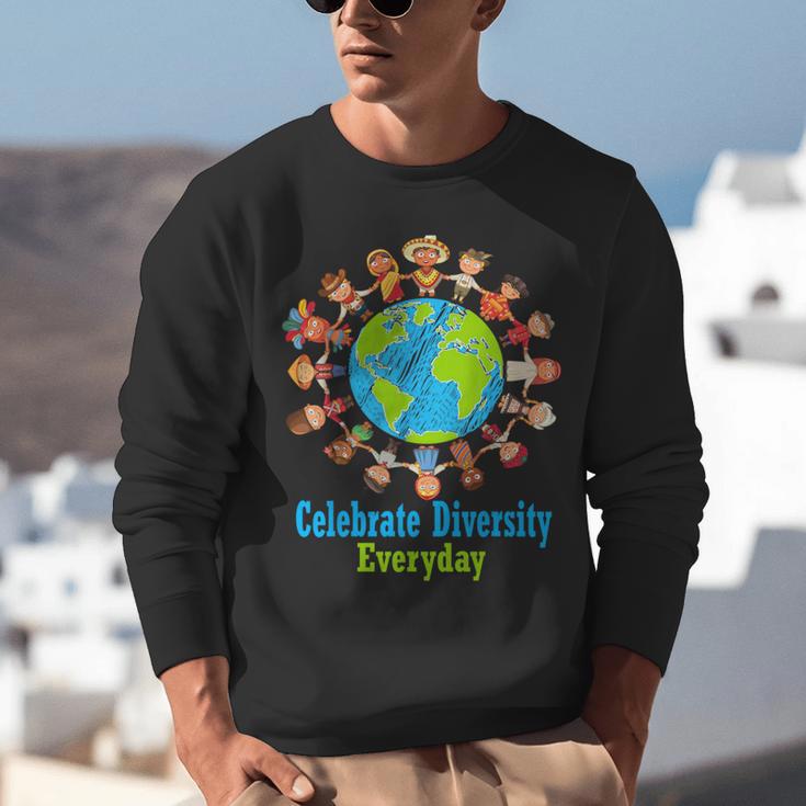 Celebrate Diversity Everyday Teachers & School Student Unisex Sweatshirt, funny gift Celebrate Diversity Everyday Teachers & School Student Unisex Sweatshirt, funny gift