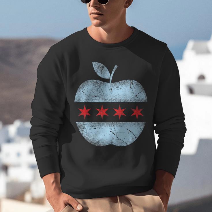 Chicago Flag Teacher School Cute Unisex Sweatshirt, funny gift Chicago Flag Teacher School Cute Unisex Sweatshirt, funny gift