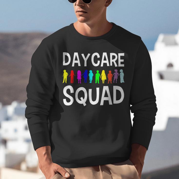 Childcare Daycare Squad Daycare Teacher Men Women Unisex Sweatshirt, funny gift