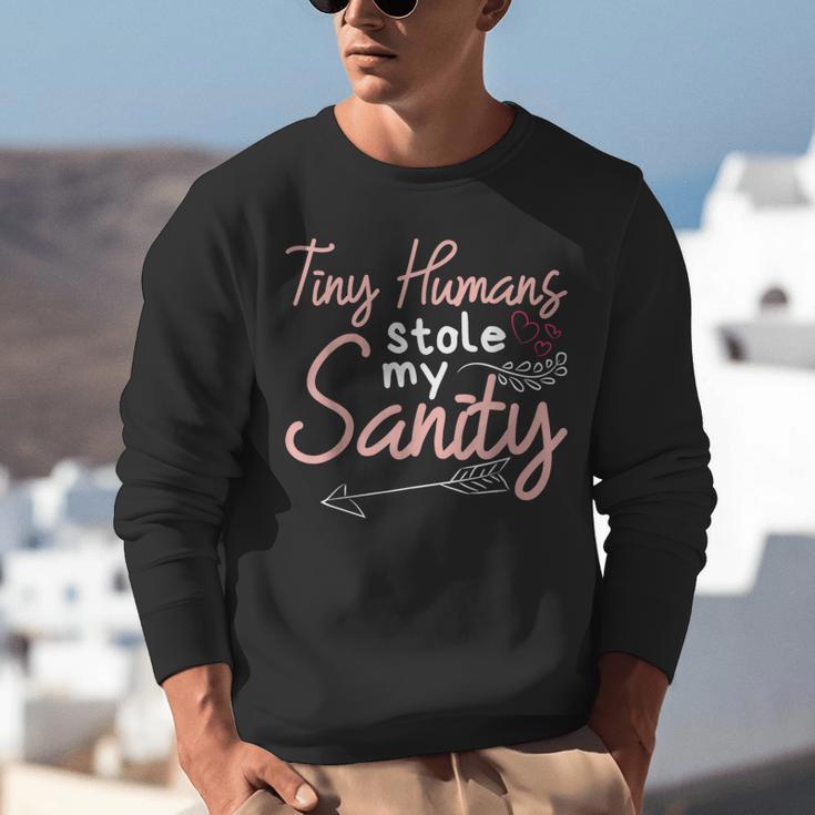 Childcare Provider Daycare Teacher Stole My Sanity Unisex Sweatshirt, funny gift