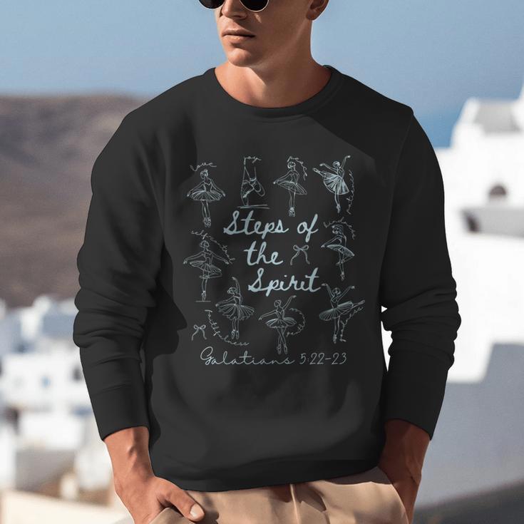 Christian Steps Of Spirit Bible Verse Ballet Dancer Teacher Unisex Sweatshirt, funny gift
