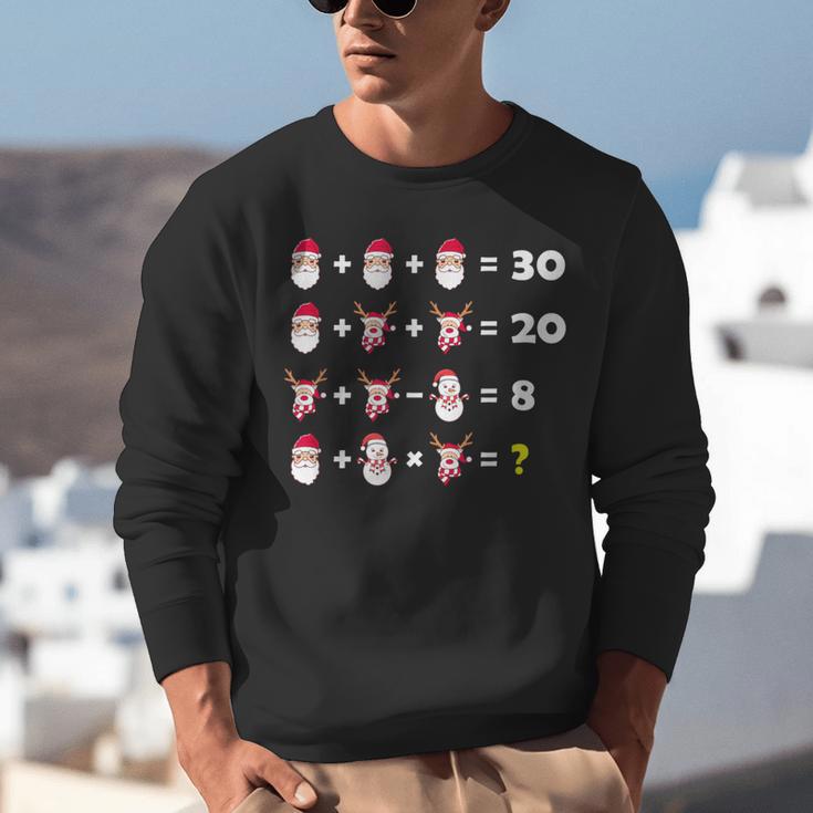 Christmas Math Quiz Teacher Equation Math Teacher Unisex Sweatshirt, funny gift Christmas Math Quiz Teacher Equation Math Teacher Unisex Sweatshirt, funny gift
