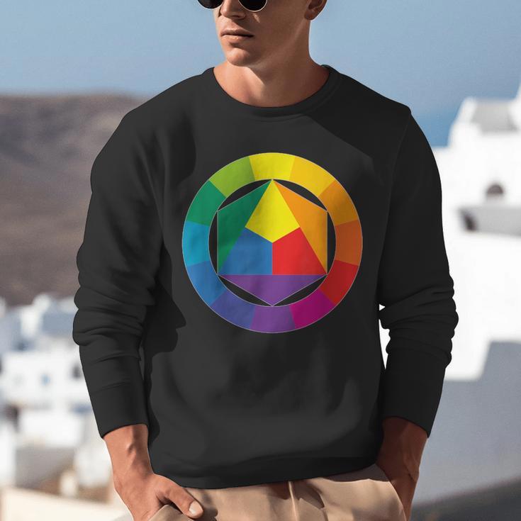 Color Wheel Palette Shirt Artist Painter Art Teacher Tshirt Unisex Sweatshirt, funny gift