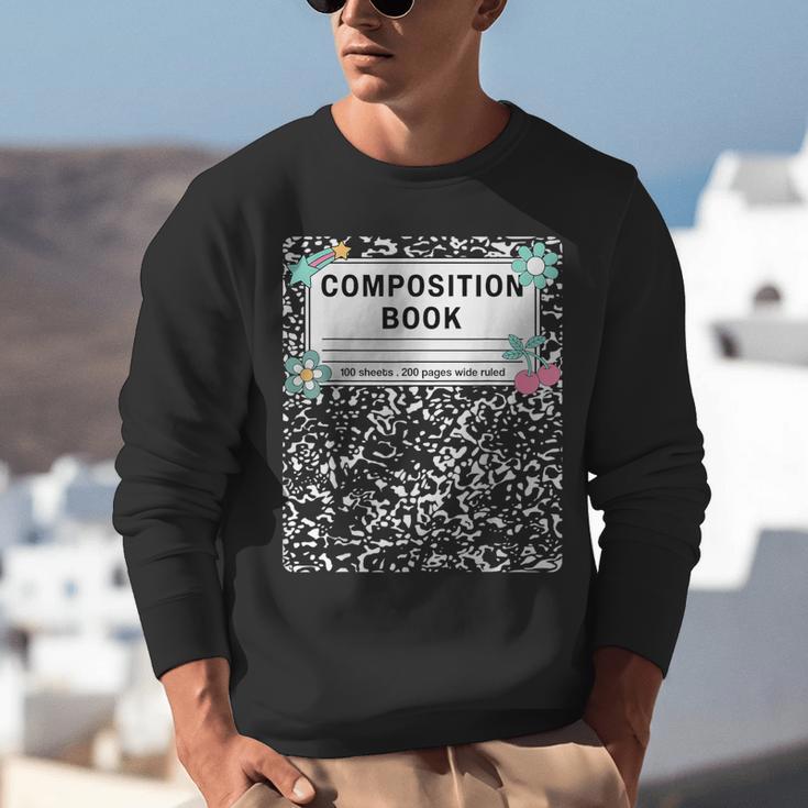 Composition Book Notebook Teachers Matching Group Halloween Unisex Sweatshirt, funny gift Composition Book Notebook Teachers Matching Group Halloween Unisex Sweatshirt, funny gift