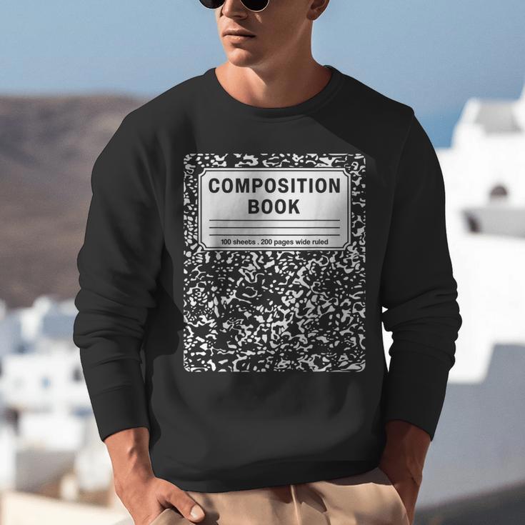 Composition Book Notebook Teachers Matching Group Halloween Unisex Sweatshirt, funny gift Composition Book Notebook Teachers Matching Group Halloween Unisex Sweatshirt, funny gift