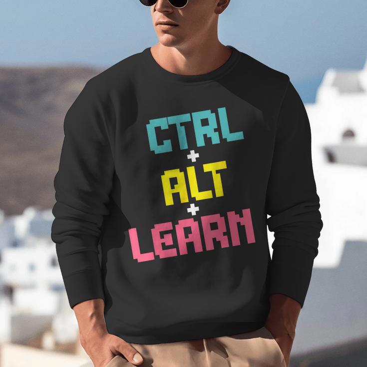 Computer Teacher Back To School Kids Ctrl Alt Learn Unisex Sweatshirt, funny gift Computer Teacher Back To School Kids Ctrl Alt Learn Unisex Sweatshirt, funny gift