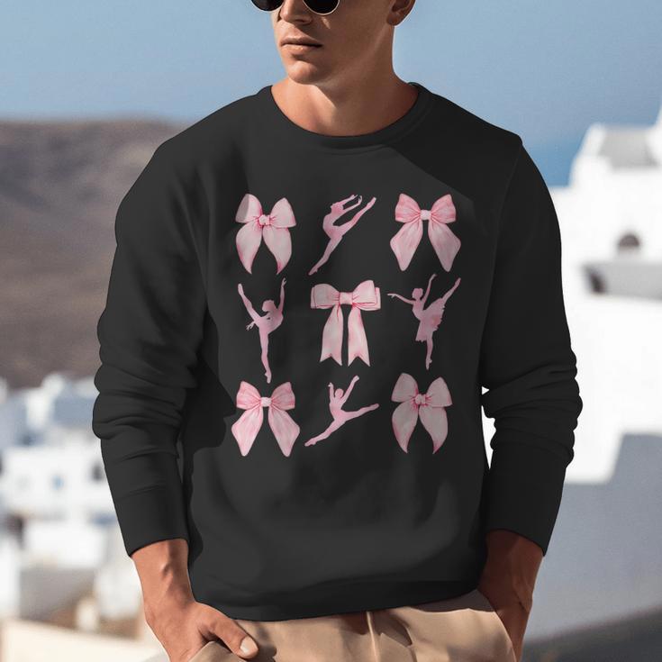 Coquette Bow Ballet Dance Teacher Coquette Women Dancing Unisex Sweatshirt, funny gift Coquette Bow Ballet Dance Teacher Coquette Women Dancing Unisex Sweatshirt, funny gift