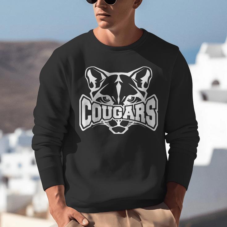 Cougars Teacher Student School Sports Fan Team Spirit Unisex Sweatshirt, funny gift Cougars Teacher Student School Sports Fan Team Spirit Unisex Sweatshirt, funny gift