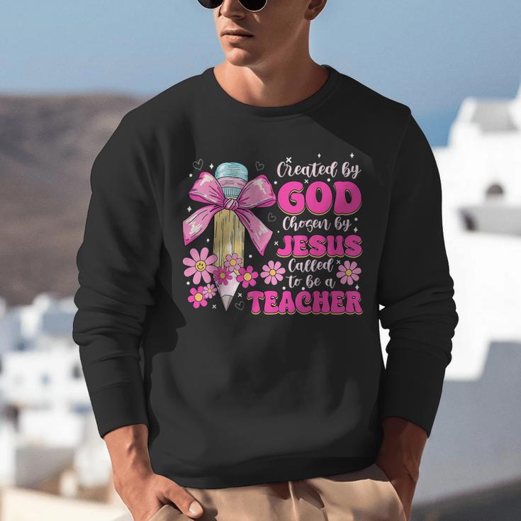 Created By God Called To Teacher Jesus Christian Teacher Unisex Sweatshirt, funny gift Created By God Called To Teacher Jesus Christian Teacher Unisex Sweatshirt, funny gift