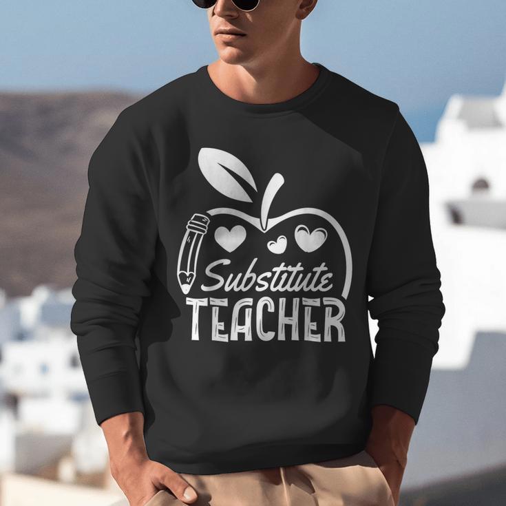 Cute Substitute Teacher Appreciation Men Women Unisex Sweatshirt, funny gift