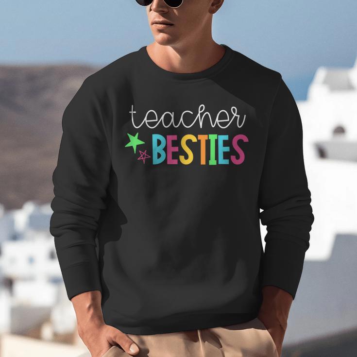 Cute Teacher Shirt Teacher Besties Unisex Sweatshirt, funny gift Cute Teacher Shirt Teacher Besties Unisex Sweatshirt, funny gift