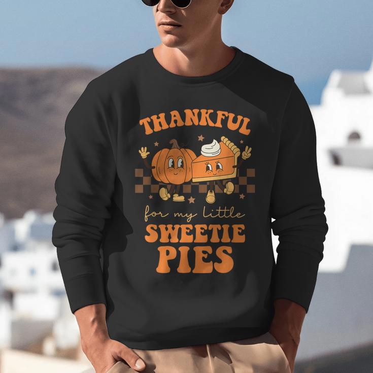 Cute Thanksgiving Teacher Thankful For My Sweetie Pies Mom Unisex Sweatshirt, funny gift Cute Thanksgiving Teacher Thankful For My Sweetie Pies Mom Unisex Sweatshirt, funny gift
