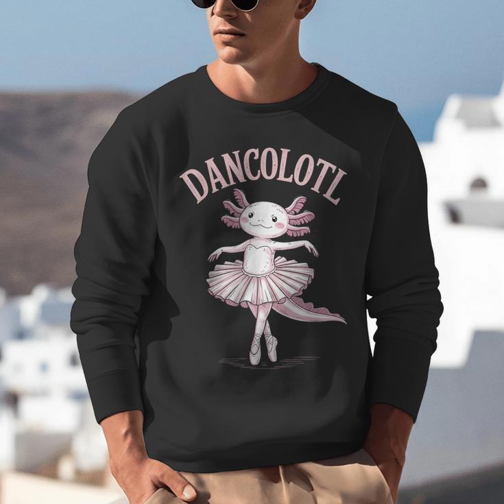 Dancolotl Ballerina Axolotl Ballet Dance Teacher Unisex Sweatshirt, funny gift