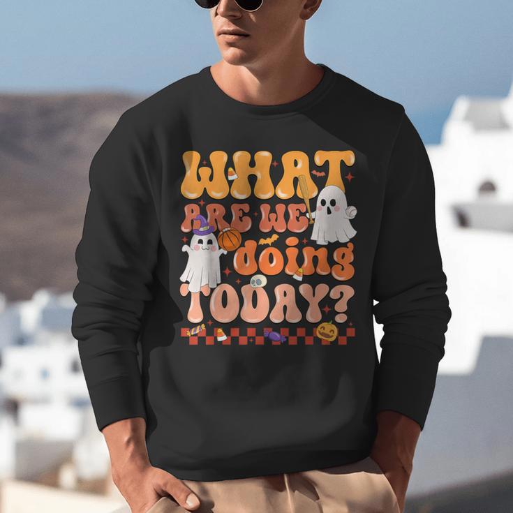 What Are We Doing Today Halloween PE Spooky Teacher Unisex Sweatshirt, Pe Teacher Sweatshirts, funny gift What Are We Doing Today Halloween PE Spooky Teacher Unisex Sweatshirt, Pe Teacher Sweatshirts, funny gift