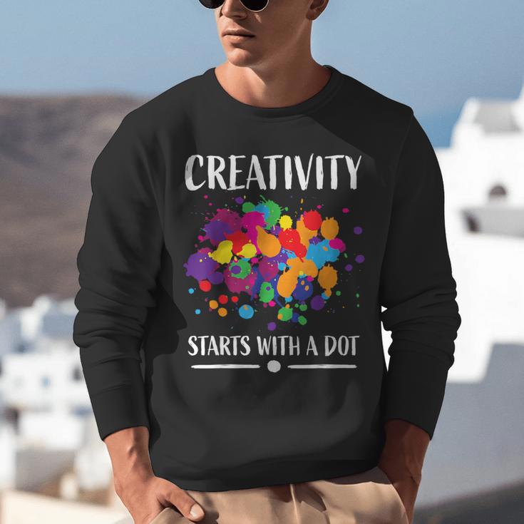 Dot Day Shirt Women Men Kids Girls Boys Teacher 2024 Dot Day Unisex Sweatshirt, funny gift