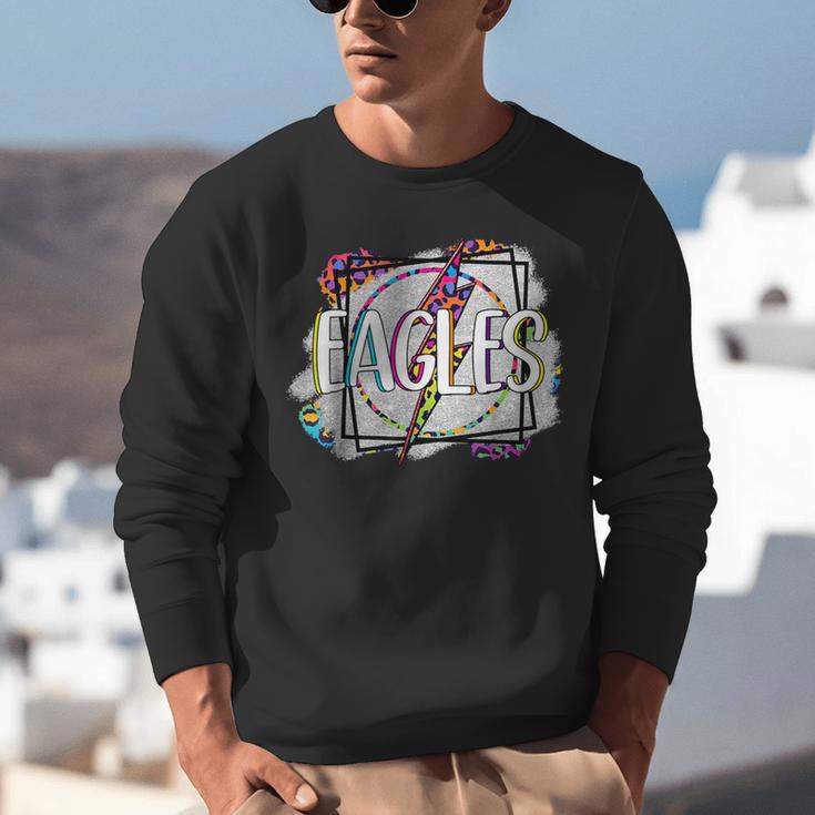 Eagles Teacher School Sports Fan Team Spirit Unisex Sweatshirt, funny gift Eagles Teacher School Sports Fan Team Spirit Unisex Sweatshirt, funny gift