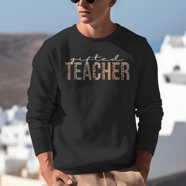 Ed Teacher Leopard Appreciation For Women For Work Unisex Sweatshirt, funny gift