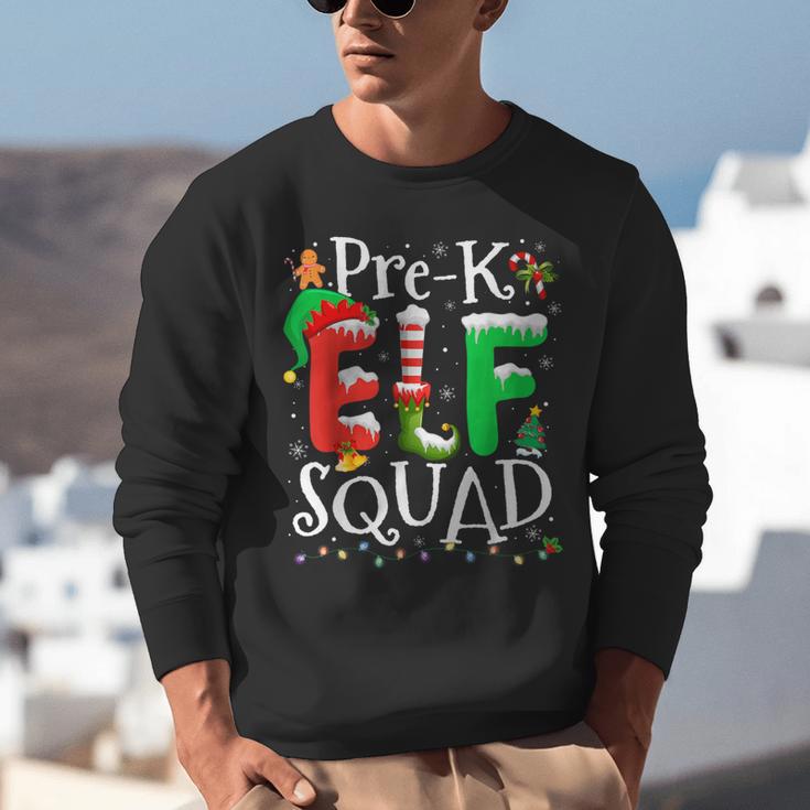 Elf Squad Pre-k Teacher Christmas Child Xmas Unisex Sweatshirt, funny gift