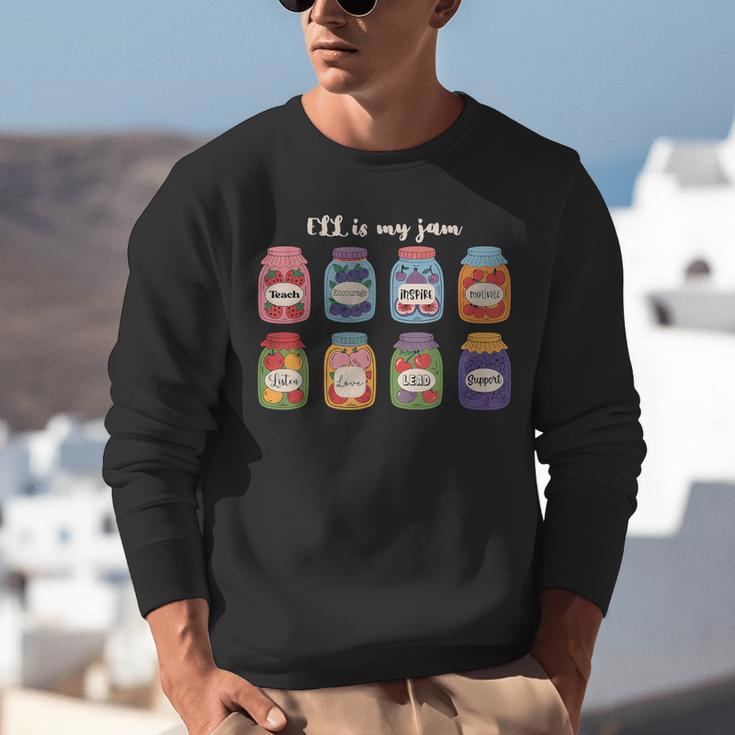 ELL Is My Jam English Language Learner Aide ELL Teacher Unisex Sweatshirt, English Teacher Sweatshirts, funny gift ELL Is My Jam English Language Learner Aide ELL Teacher Unisex Sweatshirt, English Teacher Sweatshirts, funny gift