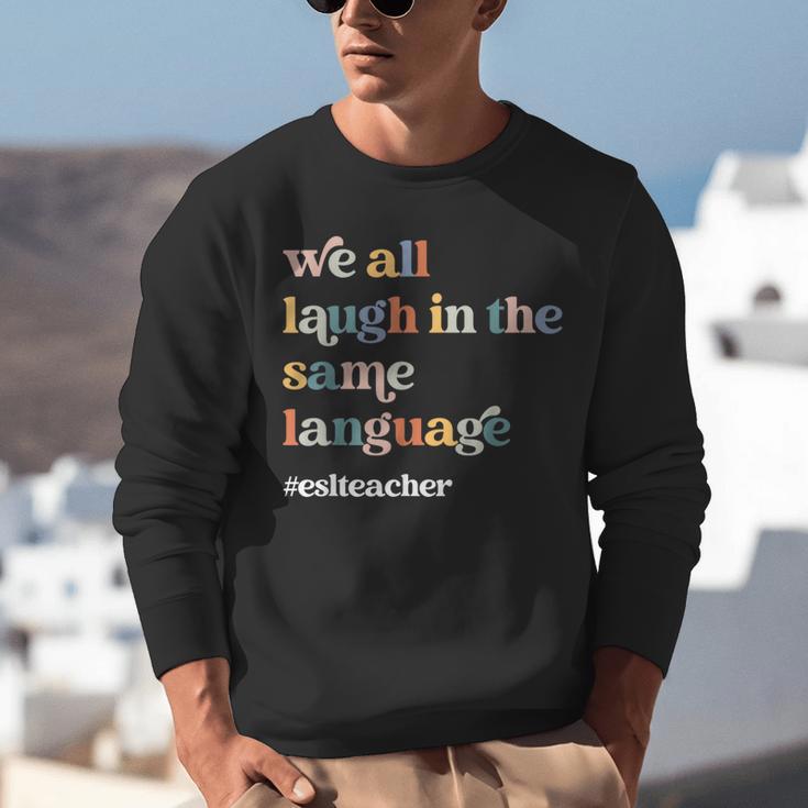 ESL Teacher ESOL Student Cute Retro Back To School First Day Unisex Sweatshirt, Esl Teacher Sweatshirts, funny gift ESL Teacher ESOL Student Cute Retro Back To School First Day Unisex Sweatshirt, Esl Teacher Sweatshirts, funny gift