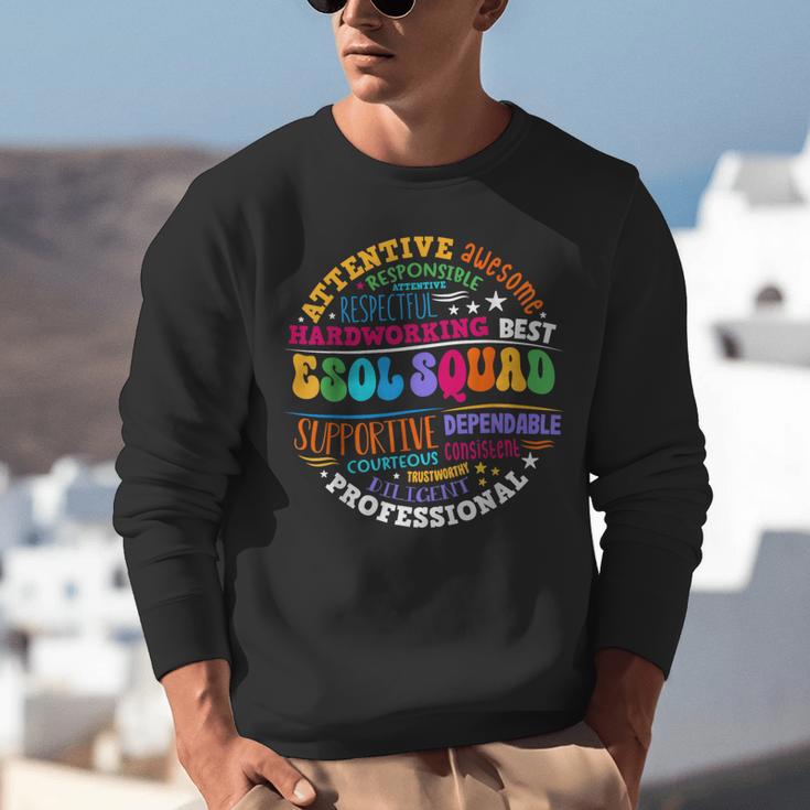 ESOL Squad Teachers And Students Team Back To School Unisex Sweatshirt, funny gift ESOL Squad Teachers And Students Team Back To School Unisex Sweatshirt, funny gift