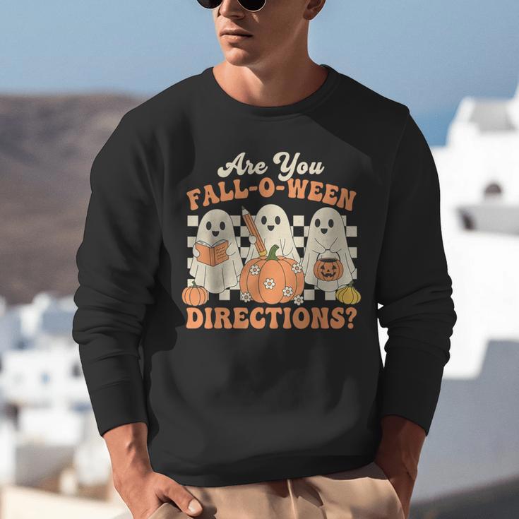 Are You Fall O Ween Directions Halloween Teacher Unisex Sweatshirt, funny gift Are You Fall O Ween Directions Halloween Teacher Unisex Sweatshirt, funny gift