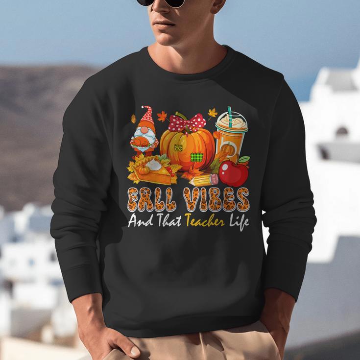 Fall Vibes Costume Teacher Thanksgiving Leopard Gnome Unisex Sweatshirt, funny gift Fall Vibes Costume Teacher Thanksgiving Leopard Gnome Unisex Sweatshirt, funny gift
