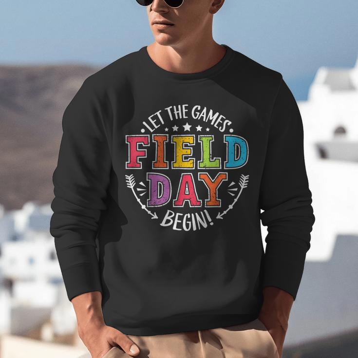 Field Day 2024 Let The Games Begin Teacher Kids Girls Boys Unisex Sweatshirt, funny gift Field Day 2024 Let The Games Begin Teacher Kids Girls Boys Unisex Sweatshirt, funny gift