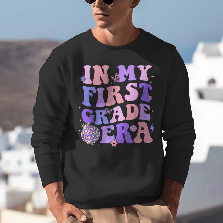 In My First Grade Era 1st Grade Girls Teacher Back To School Unisex Sweatshirt, First Grade Teacher Sweatshirts, funny gift