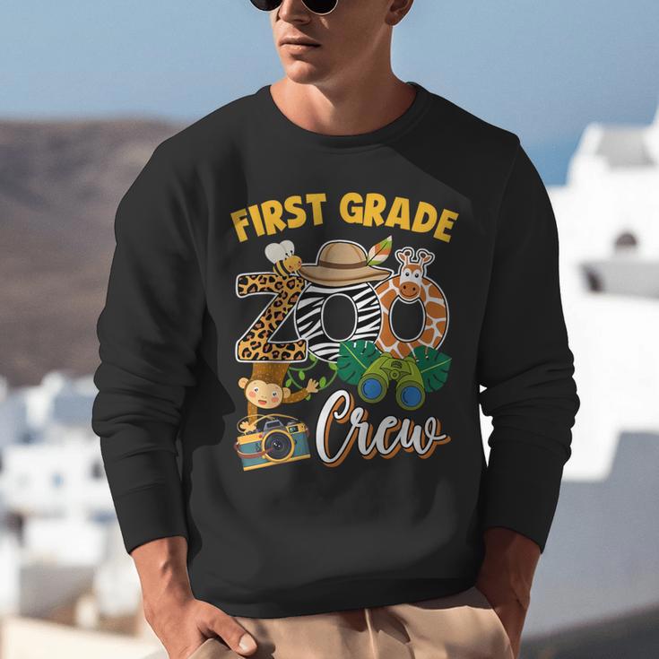 First Grade Zoo Field Trip Squad Matching Teacher Students Unisex Sweatshirt, First Grade Teacher Sweatshirts, funny gift First Grade Zoo Field Trip Squad Matching Teacher Students Unisex Sweatshirt, First Grade Teacher Sweatshirts, funny gift