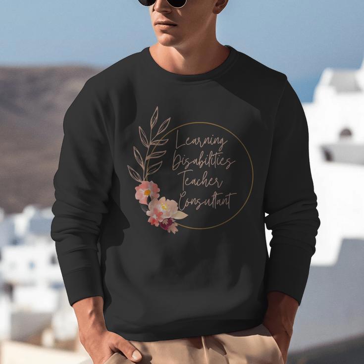 Floral Learning Disabilities Teacher Consultant SPED Teacher Unisex Sweatshirt, funny gift Floral Learning Disabilities Teacher Consultant SPED Teacher Unisex Sweatshirt, funny gift