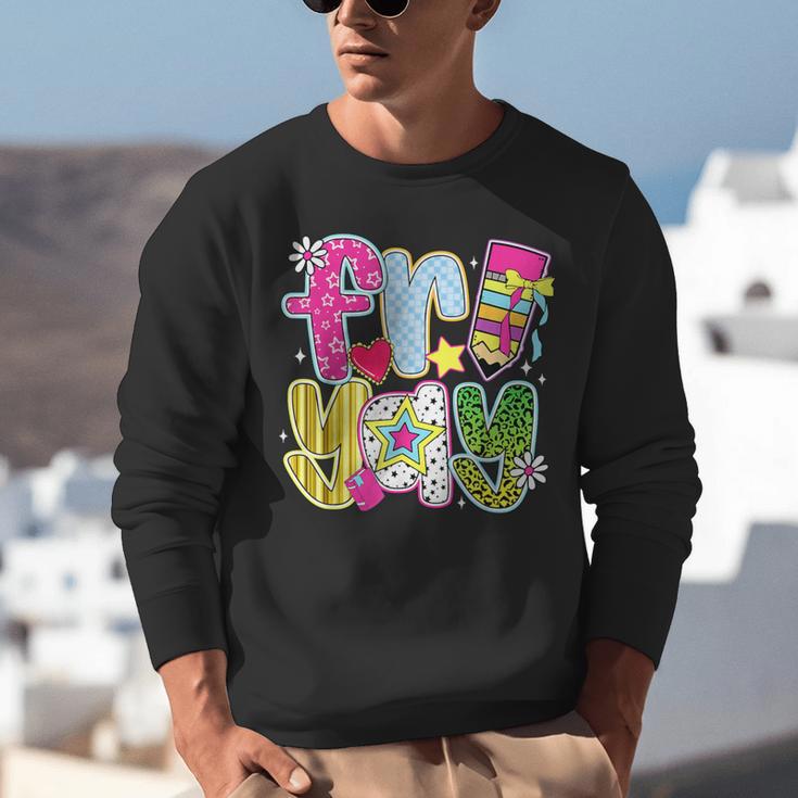 Fri-Yay Happy Friday Weekend Teacher Back To School Unisex Sweatshirt, funny gift Fri-Yay Happy Friday Weekend Teacher Back To School Unisex Sweatshirt, funny gift