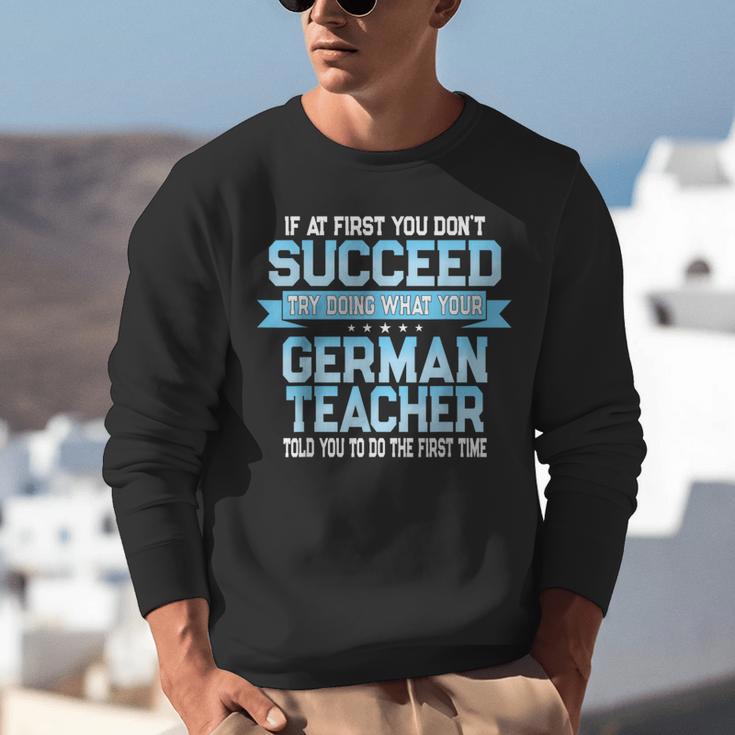 Fun German Teacher Appreciation Language Class Saying Unisex Sweatshirt, German Teacher Sweatshirts, funny gift