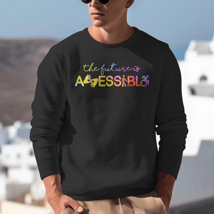 The Future Is Accessible Special Education Teacher Unisex Sweatshirt, Future Teacher Sweatshirts, funny gift The Future Is Accessible Special Education Teacher Unisex Sweatshirt, Future Teacher Sweatshirts, funny gift