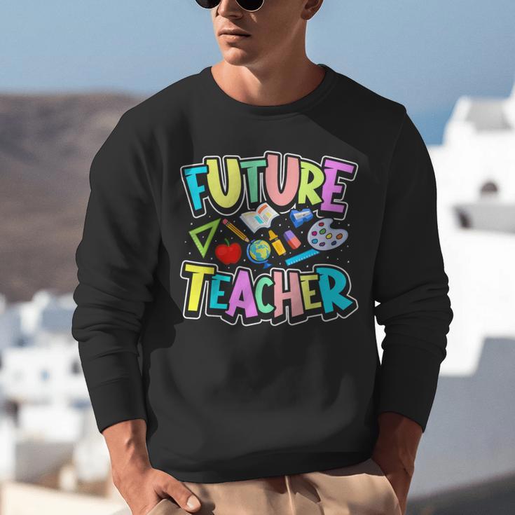 Future Teacher Kid's Career Unisex Sweatshirt, Future Teacher Sweatshirts, funny gift