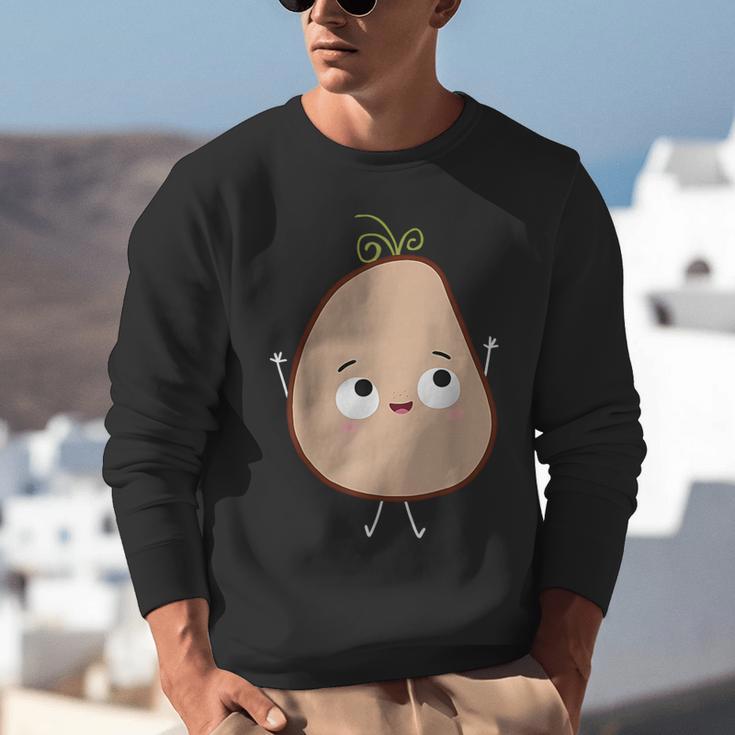 Good Egg Teacher Halloween Costume The Couch Potato Unisex Sweatshirt, funny gift
