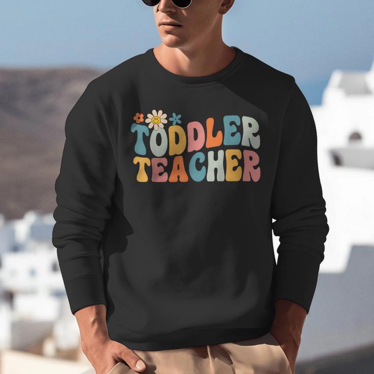 Groovy Toddler Teacher Appreciation Back To School Unisex Sweatshirt, Groovy Teacher Sweatshirts, funny gift Groovy Toddler Teacher Appreciation Back To School Unisex Sweatshirt, Groovy Teacher Sweatshirts, funny gift