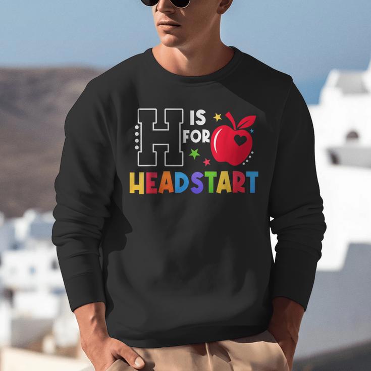 H Is For Head Start Teacher First Day Of School Tee Unisex Sweatshirt, funny gift H Is For Head Start Teacher First Day Of School Tee Unisex Sweatshirt, funny gift