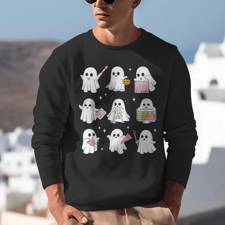 Halloween Ghost Speech Therapy SLP Fall Teacher Tee Unisex Sweatshirt, funny gift Halloween Ghost Speech Therapy SLP Fall Teacher Tee Unisex Sweatshirt, funny gift