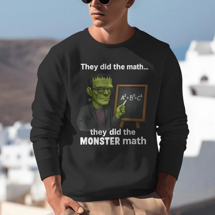 Halloween Monster Math Pun Teacher Humor Unisex Sweatshirt, funny gift Halloween Monster Math Pun Teacher Humor Unisex Sweatshirt, funny gift