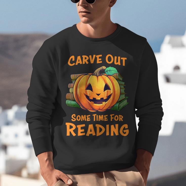 Halloween Teacher Librarian Pumpkin Reading Books Men Women Kids Unisex Sweatshirt, funny gift Halloween Teacher Librarian Pumpkin Reading Books Men Women Kids Unisex Sweatshirt, funny gift