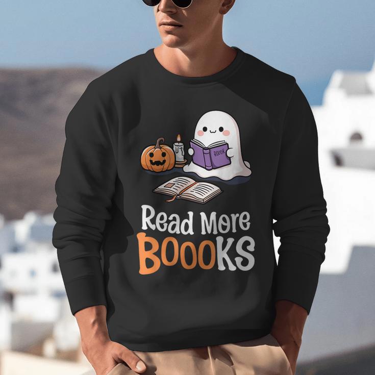 Halloween Teacher Women Cute Reading Ghost Read More Books Unisex Sweatshirt, funny gift Halloween Teacher Women Cute Reading Ghost Read More Books Unisex Sweatshirt, funny gift