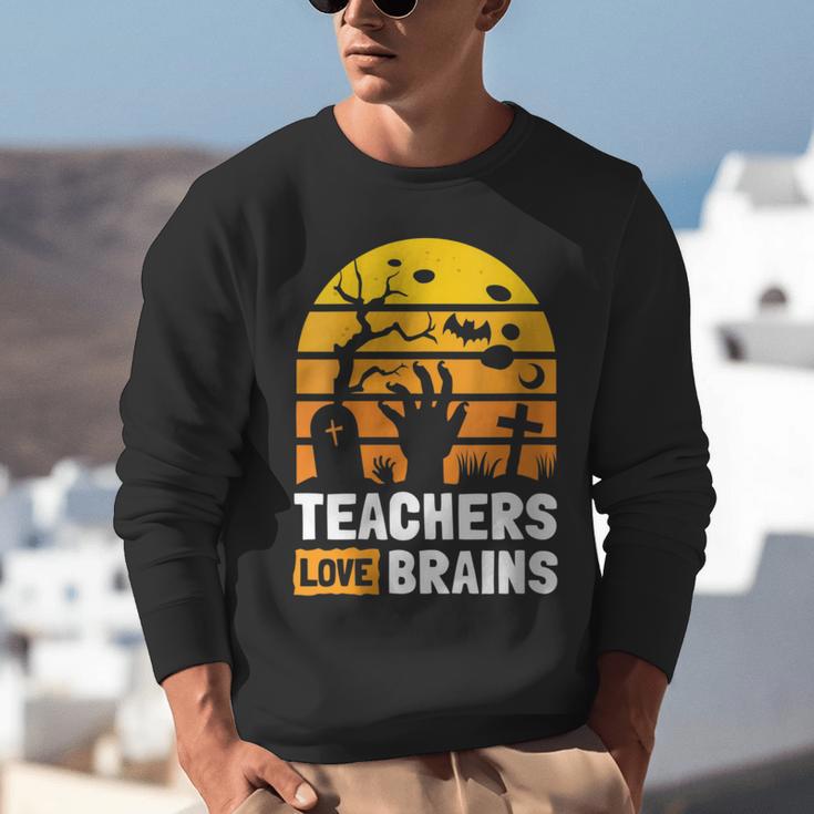Halloween Teachers Science Math Teachers Love Brains Unisex Sweatshirt, Science Teacher Sweatshirts, funny gift Halloween Teachers Science Math Teachers Love Brains Unisex Sweatshirt, Science Teacher Sweatshirts, funny gift