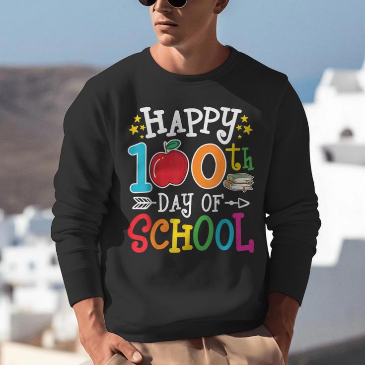 Happy 100th Day Of School Teachers 100 Days Of School Kids Unisex Sweatshirt, funny gift Happy 100th Day Of School Teachers 100 Days Of School Kids Unisex Sweatshirt, funny gift