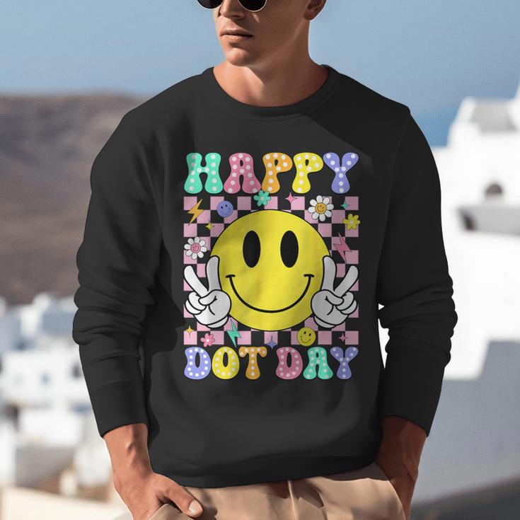 Happy Dot Day Shirts Teacher Student Girls Kids Smile Face Unisex Sweatshirt, funny gift Happy Dot Day Shirts Teacher Student Girls Kids Smile Face Unisex Sweatshirt, funny gift